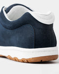 The Simple Mens OS Standard Issue Suede Shoes in Navy