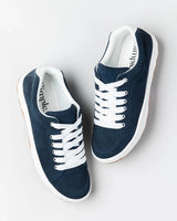 The Simple Mens OS Standard Issue Suede Shoes in Navy