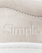 The Simple Mens OS Standard Issue Suede Shoes in Oatmeal