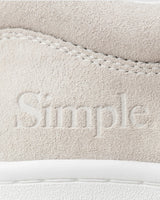 The Simple Mens OS Standard Issue Suede Shoes in Oatmeal