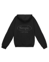 Oval Midweight Hoodie in Black