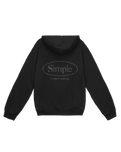 Oval Midweight Hoodie in Black