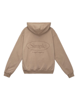 Oval Midweight Hoodie in Sand