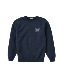 The Katin Mens Grubby Crew Sweatshirt in Polar Navy