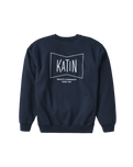 The Katin Mens Grubby Crew Sweatshirt in Polar Navy