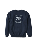 The Katin Mens Grubby Crew Sweatshirt in Polar Navy