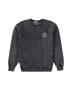 The Katin Mens Scortch Crew Sweatshirt in Black Sand Wash