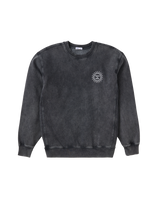 The Katin Mens Scortch Crew Sweatshirt in Black Sand Wash