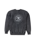 The Katin Mens Scortch Crew Sweatshirt in Black Sand Wash