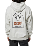 The Katin Mens K-Palm Hoodie in Heather Gray