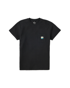 The Katin Mens Glance Pocket T-Shirt in Black Wash