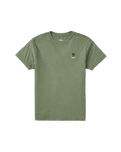 The Katin Mens K-Palm Emb T-Shirt in Olive Sand Wash