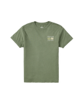 The Katin Mens Lino T-Shirt in Olive Sand Wash