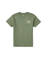 The Katin Mens Lino T-Shirt in Olive Sand Wash