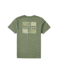 The Katin Mens Lino T-Shirt in Olive Sand Wash