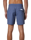 The Katin Mens Theo Hybrid Swimshorts in Washed Blue