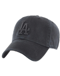 The 47 Brand Mens LA Dodgers Clean Up Cap in Black