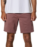 The Katin Mens Patio Walkshorts in Dark Clay