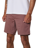 The Katin Mens Patio Walkshorts in Dark Clay