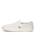 The Simple Mens S1 Suede Slip On Shoes in White