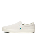 The Simple Mens S1 Suede Slip On Shoes in White