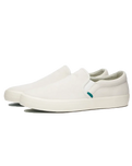 The Simple Mens S1 Suede Slip On Shoes in White