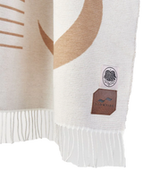 The Slowtide Real Fun Cotton Twill Blanket in White