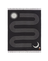 The Slowtide Real Fun Cotton Twill Blanket in Black