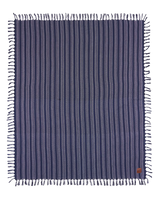 The Slowtide Dylan Throw Blanket in Indigo