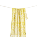 The Slowtide Rosie Premiun Woven Towel in Pea Green