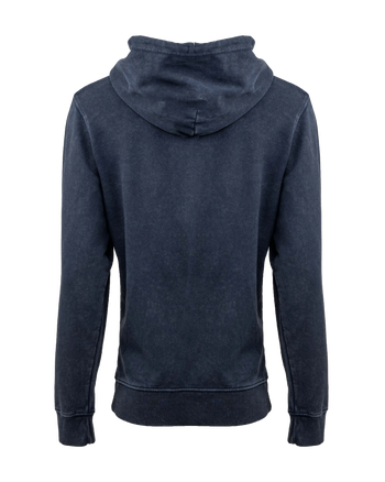 The Born by the Sea Womens Deep Dive Hoodie in Dyed Aged India Ink Grey