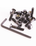 The Sushi 7/8" Allen Truck Bolts (8 Pack) in Black