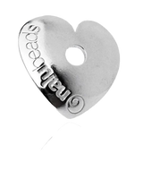 The Nalu Beads Silver Heart Toggle in Silver