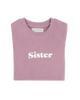 The Bob & Blossom Girls Sister Sweatshirt in Violet