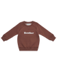 The Bob & Blossom Boys Boys Brother Sweatshirt in Hot Chocolate