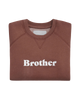 The Bob & Blossom Boys Boys Brother Sweatshirt in Hot Chocolate