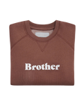 The Bob & Blossom Boys Boys Brother Sweatshirt in Hot Chocolate