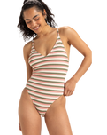 Saidia One Piece Swimsuit in Parchment