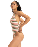 Saidia One Piece Swimsuit in Parchment