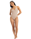 Saidia One Piece Swimsuit in Parchment