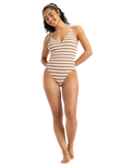 Saidia One Piece Swimsuit in Parchment