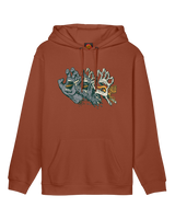 Evolved Hand Front Hoodie in Baked Clay