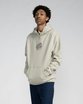 Fever Dream Mono Front Dot Hoodie in Stone Grey