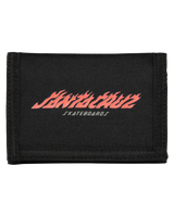 Flame Strip Wallet in Black