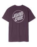 Opus Dot Stripe T-Shirt in Blackcurrant