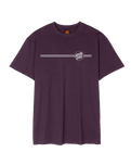 Opus Dot Stripe T-Shirt in Blackcurrant