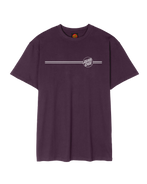 Opus Dot Stripe T-Shirt in Blackcurrant