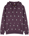 Watcher Hoodie in Blackcurrant