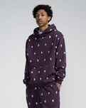 Watcher Hoodie in Blackcurrant