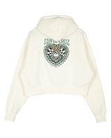 Heart Set Hoodie in Off White